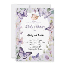 Papillon Purple verdure Floral Girl
