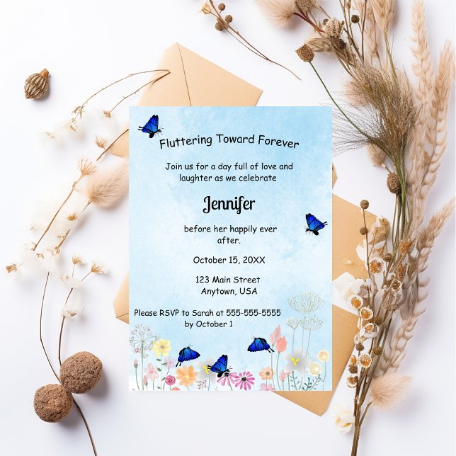 Invitation Papillonnant vers l'éternité (Créateur téléchargé)