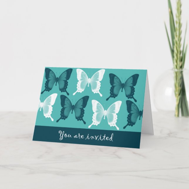 Invitation - Papillons (Devant)