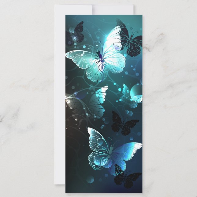 Invitation Papillons de nuit à la menthe (Devant)