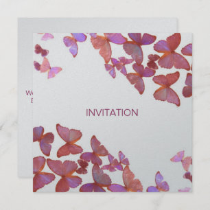 Invitation Papillons Veuillez Nous Rejoindre