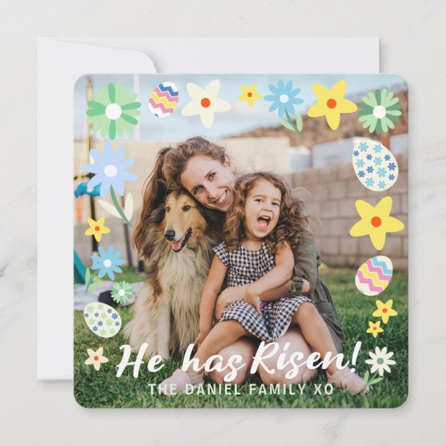 Invitation Pâques Il S'Est Levé (Devant)