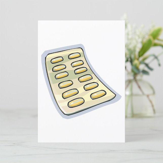 Invitation Paquet de pilules (Créateur téléchargé)