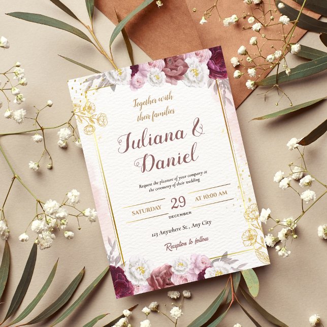 invitation par carte mariage - carte mariage numér (Créateur téléchargé)