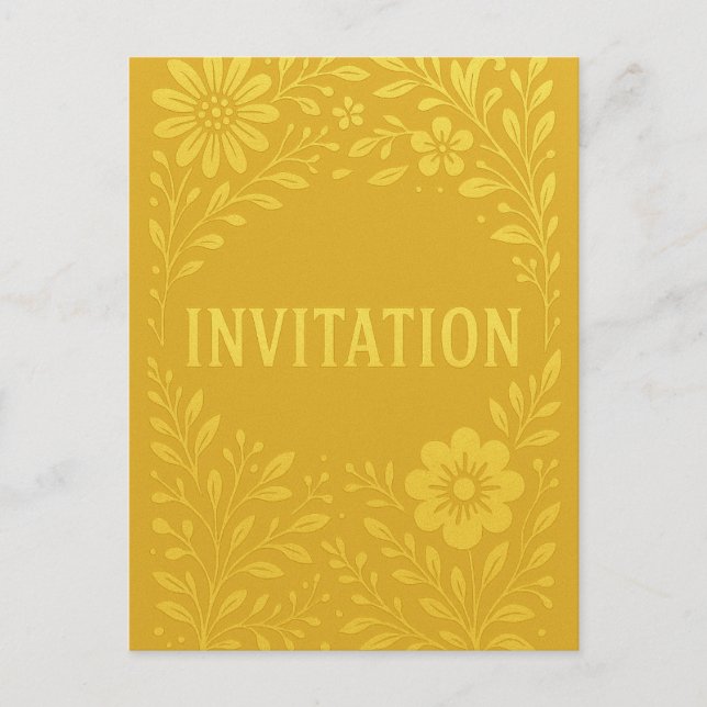 INVITATION PAR CARTE POSTALE (Devant)