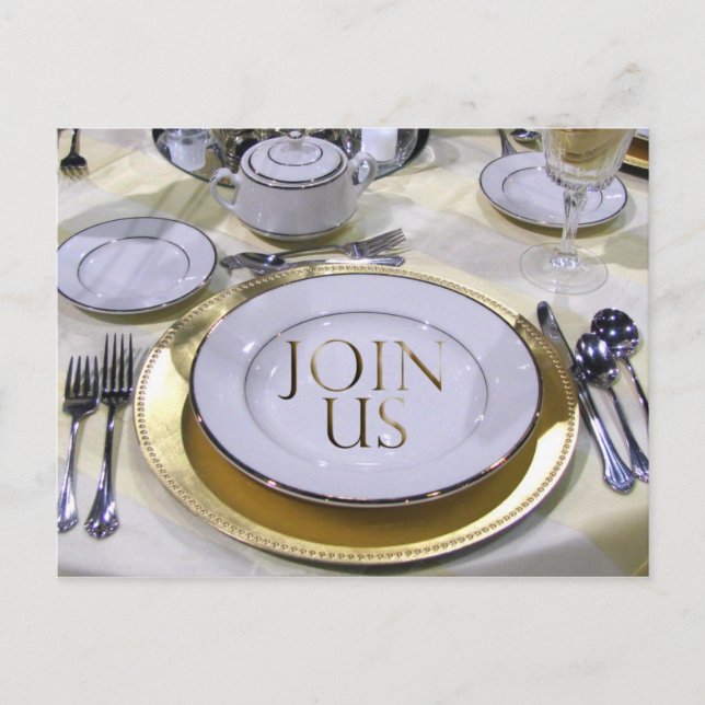 Invitation par carte postale (Devant)