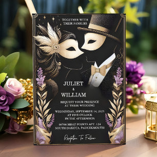 Invitation Par code vestimentaire Prom Costume Masquerade Mar