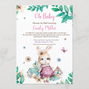 Invitation par courrier pour une fête de bébé fill