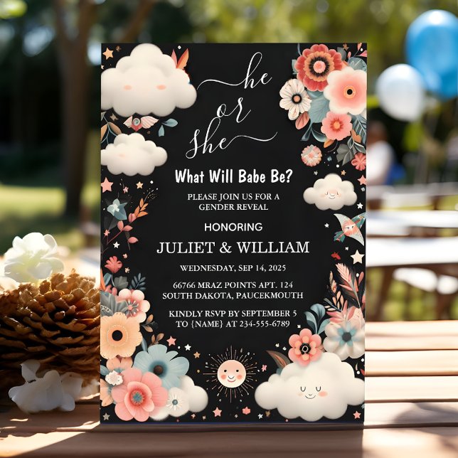 Invitation Par Stash Fun Cloud Famille En Espagnol Genre Reve (Créateur téléchargé)