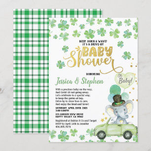 Invitation Parade du Baby shower de la Saint Patrick