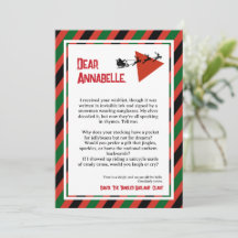 Paradoxe de Guirlande DADA Lettre du Père Noël