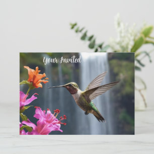 Invitation Parc de la cascade des colibris