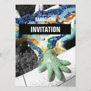 Invitation Parc Guell de Barcelone Gaudi