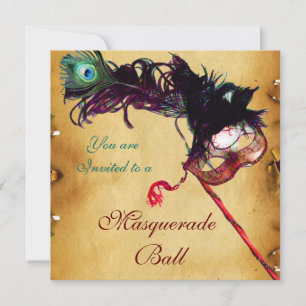 INVITATION PARC MASQUERADE MARDI GRAS