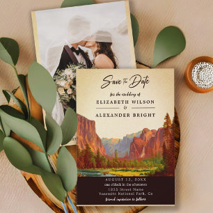 Invitation Parc national de Yosemite Californie enregistrer l