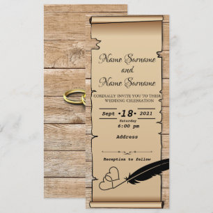 Invitation Parchemin