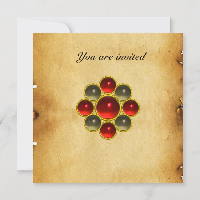 Invitation Parchemin d'agate MON (Devant)