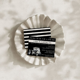 Invitation Parcours d'eau pour un Anniversaire Parc-Tee, Golf