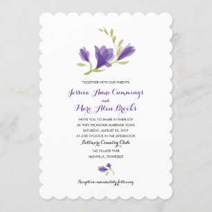 Invitation Parfum Freesia Petals   MARIAGE