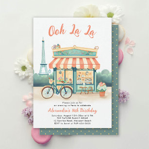 Invitation Paris Bistrot Eiffel Fond d'écran Peach Pink Sweet