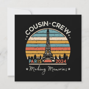 Invitation Paris France Créer des souvenirs 2024