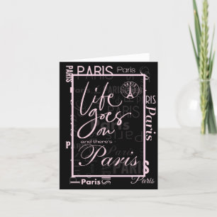 Invitation Paris la vie continue 