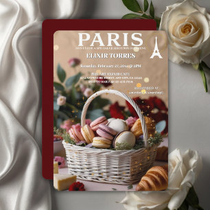 Invitation Paris Patisseries Macarons Magazine