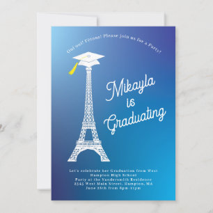 Invitation Paris Tour Eiffel