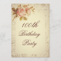 Paris vintage timbre anniversaire de roses chics