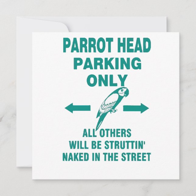 Invitation Parking uniquement (Devant)