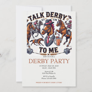 Invitation Parlez Derby à mon parti
