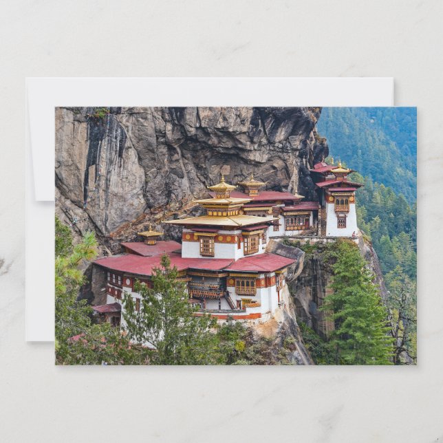 Invitation Paro Taktsang : Le monastère du nid de tigre - Bho (Devant)
