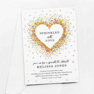 Invitation parsemée d'amour