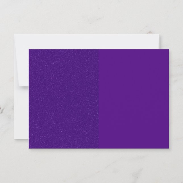 Invitation partagée violet personnalisée (Devant)