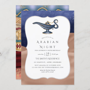 Invitation Parti à thème des nuits arabes