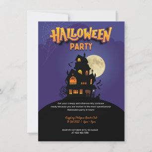 INVITATION PARTI ADULT HALLOWEEN