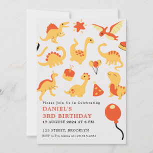 Invitation Parti Anniversaire de enfant de l'illustration ora