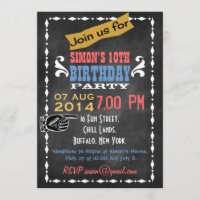 Parti Anniversaire de enfant Retro Chalkboard