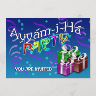 Invitation Parti Ayyám-i-Há