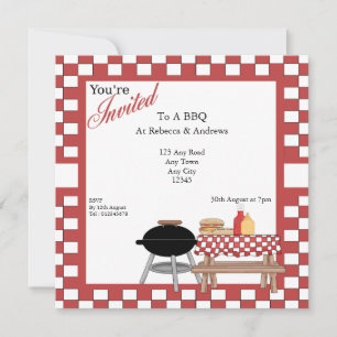 Invitation Parti BBQ