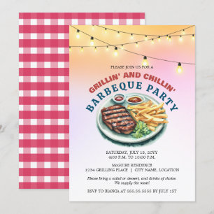 Invitation Parti BBQ