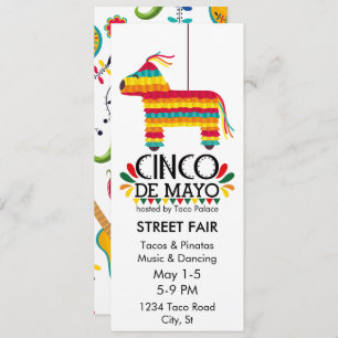 Invitation Parti Cinco de Mayo Pinata