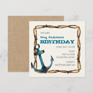 Invitation Parti d'Ancre nautique russe