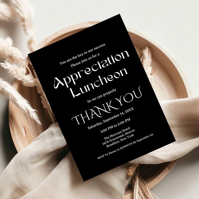 Invitation Parti d'appréciation de script moderne (Créateur téléchargé)