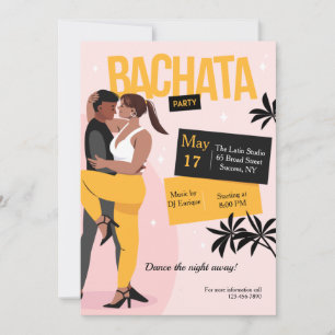 Invitation Parti de Bachata