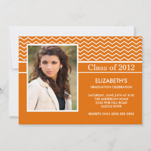 Invitation Parti de graduation de la photographie moderne Ora
