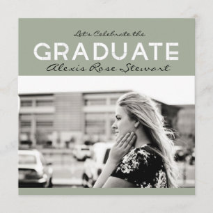 Invitation Parti de graduation graphique d'architecte moderne