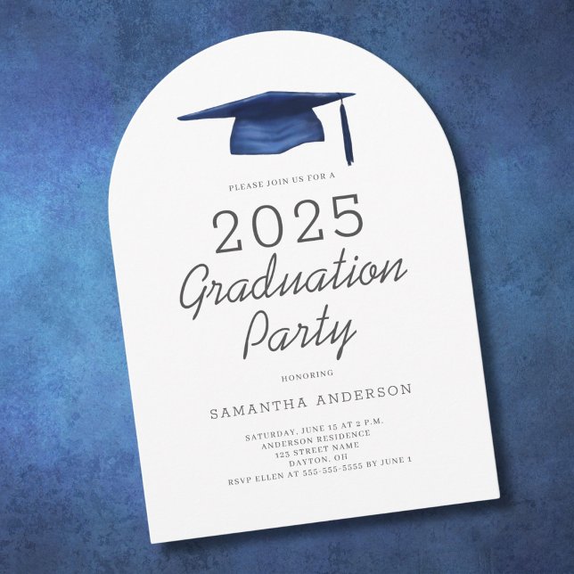 Invitation Parti de graduation moderne 2025 (Créateur téléchargé)