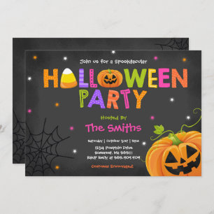 Invitation Parti de la petite Halloween spooktaculaire