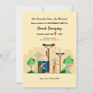 Invitation Parti de la retraite des travailleurs de ligne